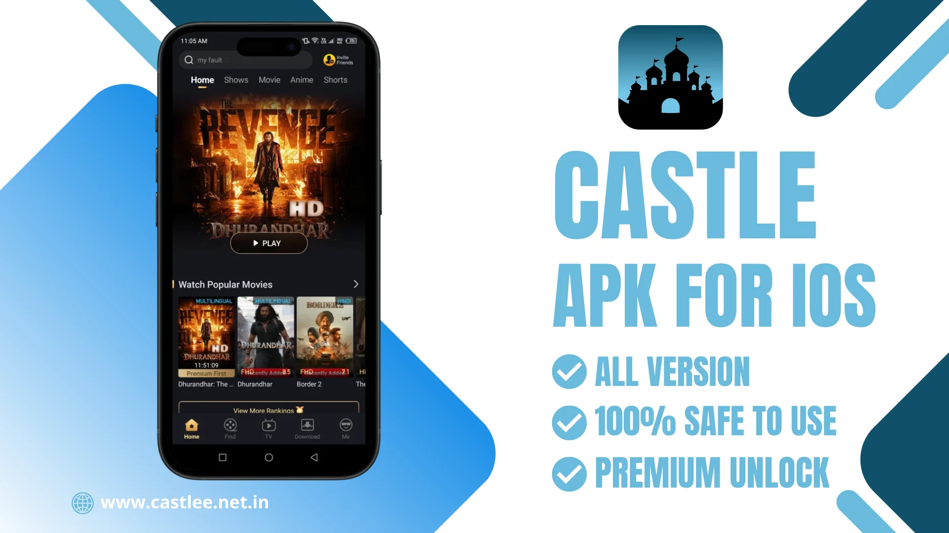 castle apk for ios